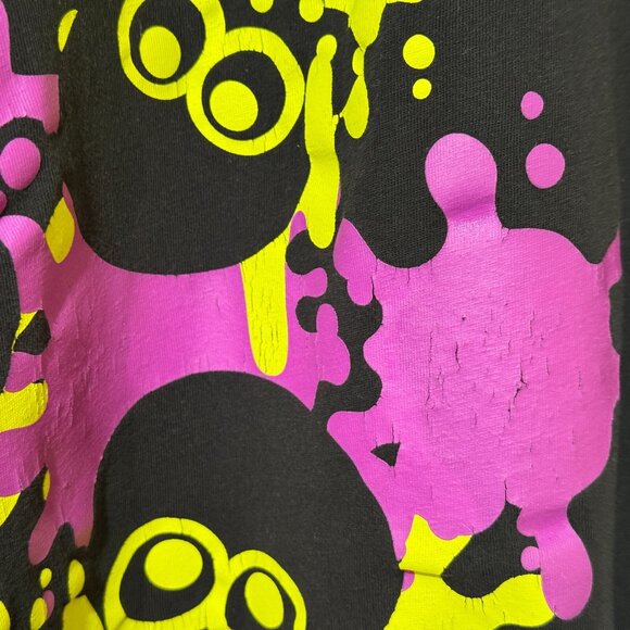 UNIQLO x UT x Nintendo Splatoon Octoling Ink Splatter T-Shirt/Black Multi, Small - Picture 5 of 8